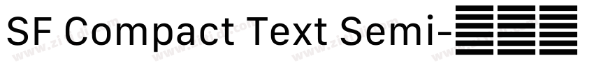 SF Compact Text Semi字体转换